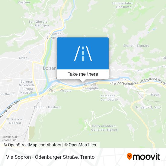 Via Sopron - Ödenburger Straße map