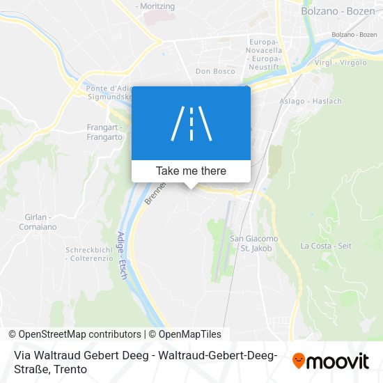 Via Waltraud Gebert Deeg - Waltraud-Gebert-Deeg-Straße map