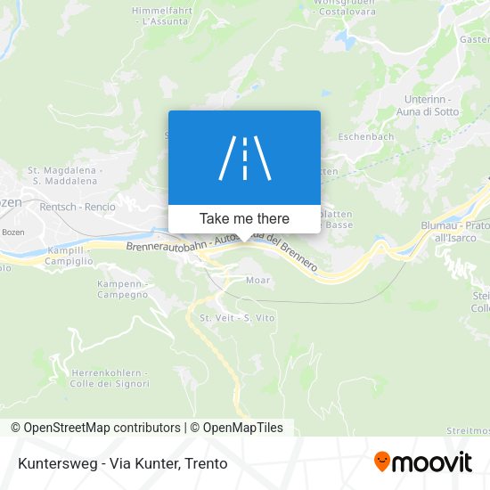 Kuntersweg - Via Kunter map