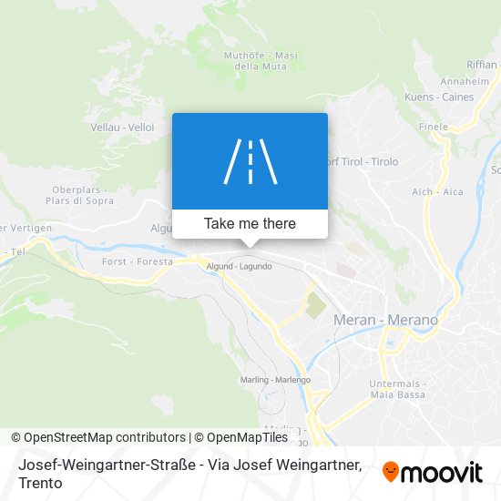 Josef-Weingartner-Straße - Via Josef Weingartner map