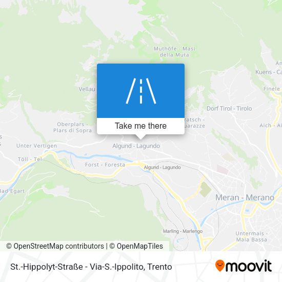 St.-Hippolyt-Straße - Via-S.-Ippolito map