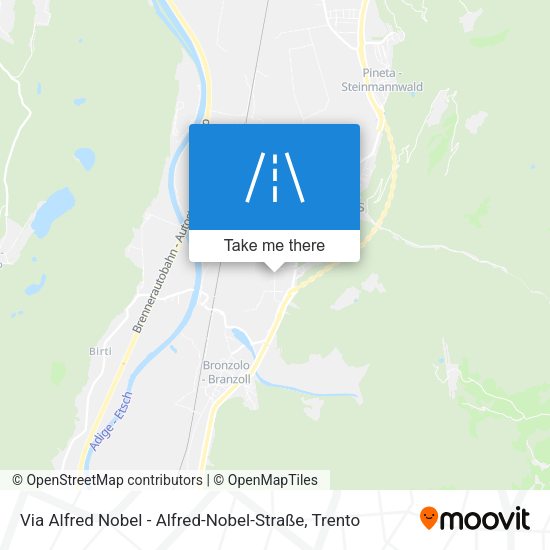 Via Alfred Nobel - Alfred-Nobel-Straße map