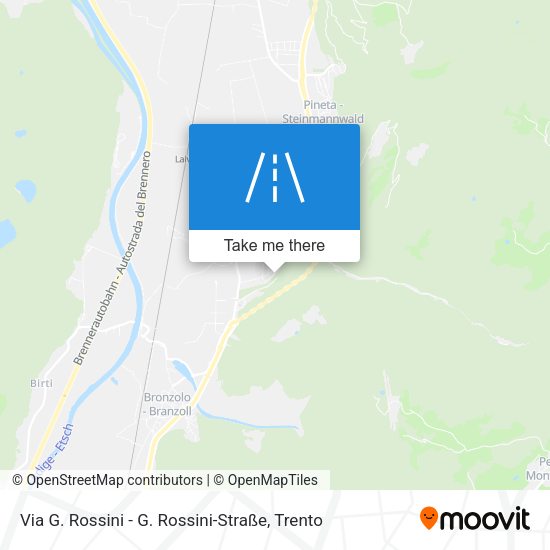 Via G. Rossini - G. Rossini-Straße map