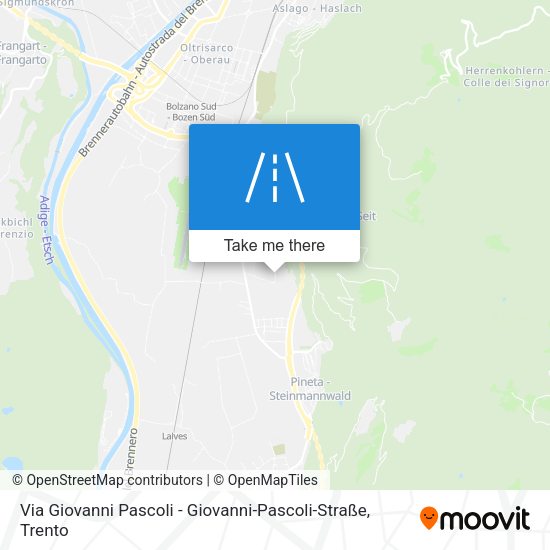 Via Giovanni Pascoli - Giovanni-Pascoli-Straße map