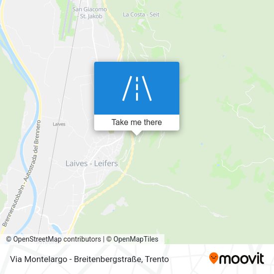 Via Montelargo - Breitenbergstraße map