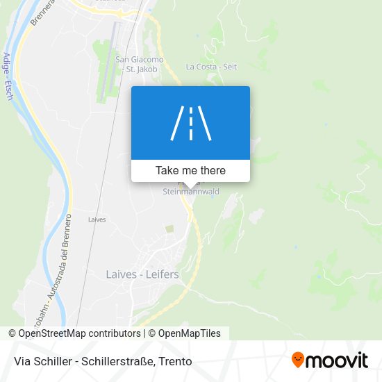 Via Schiller - Schillerstraße map