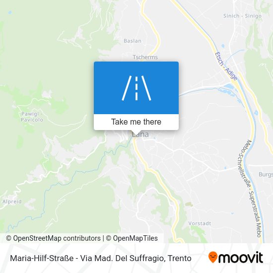 Maria-Hilf-Straße - Via Mad. Del Suffragio map