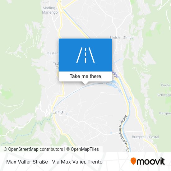 Max-Valler-Straße - Via Max Valier map
