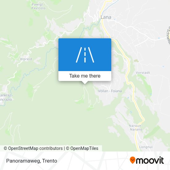 Panoramaweg map