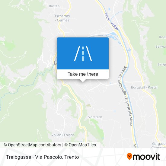 Treibgasse - Via Pascolo map