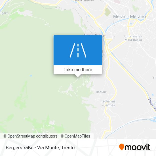 Bergerstraße - Via Monte map