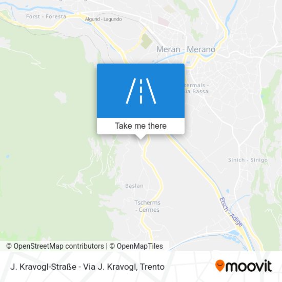 J. Kravogl-Straße - Via J. Kravogl map