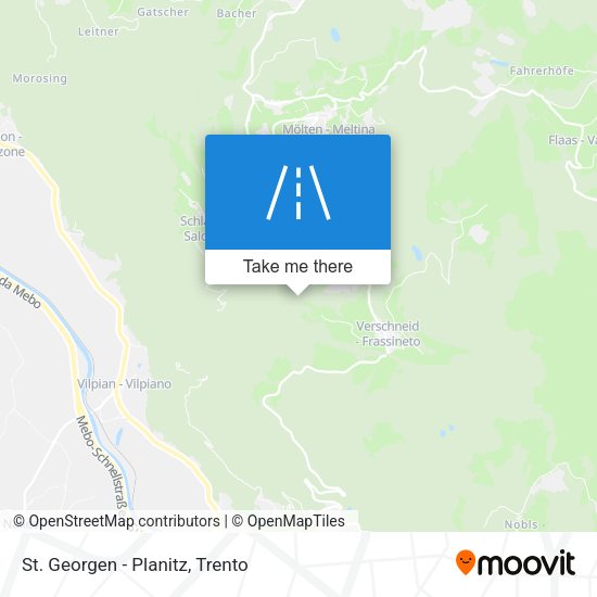 St. Georgen - Planitz map