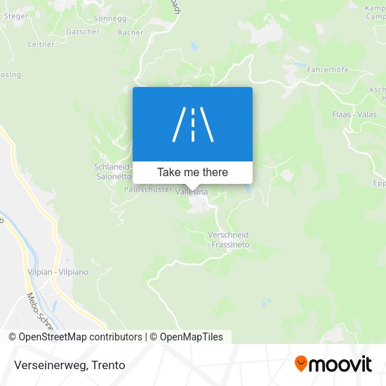 Verseinerweg map