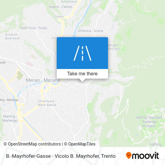 B.-Mayrhofer-Gasse - Vicolo B. Mayrhofer map