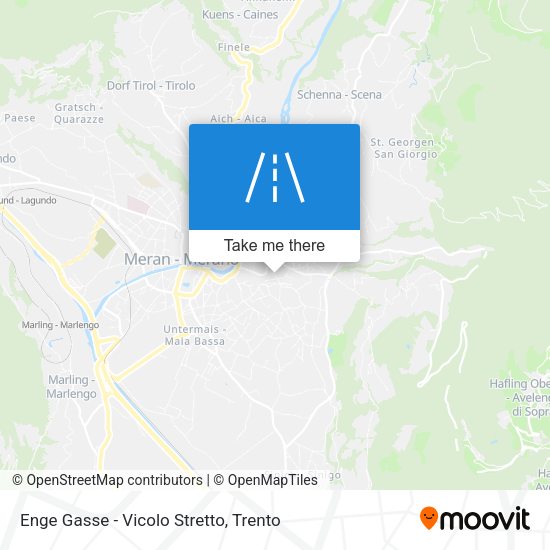 Enge Gasse - Vicolo Stretto map