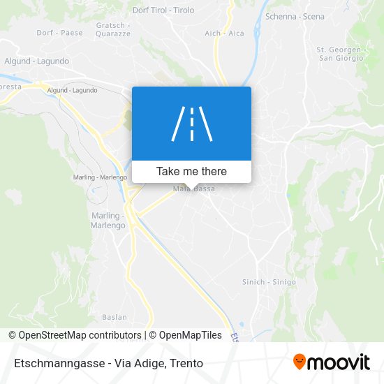 Etschmanngasse - Via Adige map