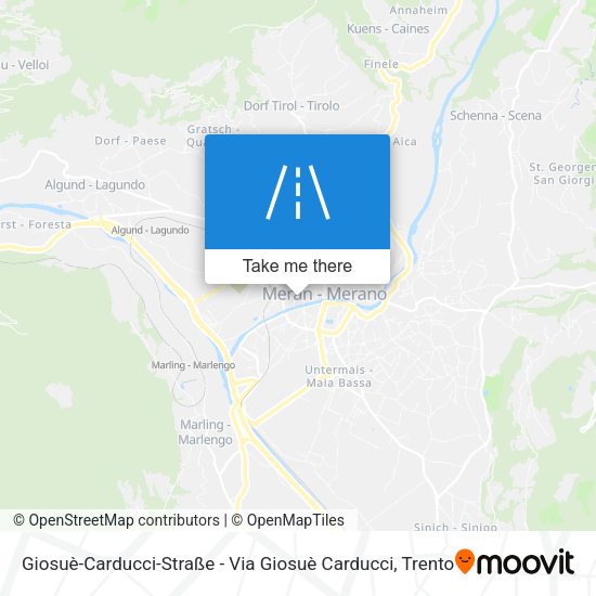 Giosuè-Carducci-Straße - Via Giosuè Carducci map