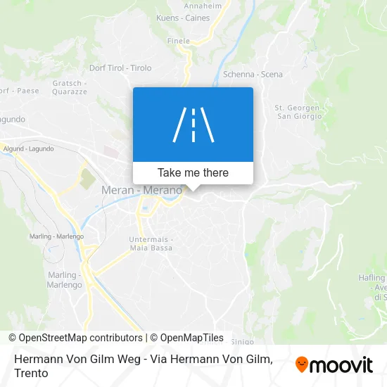 Hermann Von Gilm Weg - Via Hermann Von Gilm map