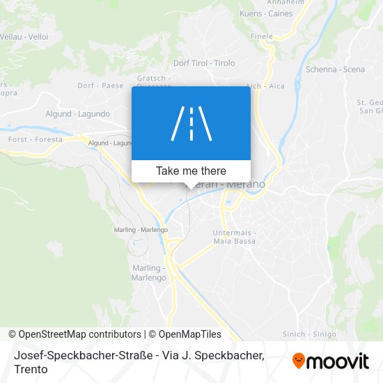 Josef-Speckbacher-Straße - Via J. Speckbacher map