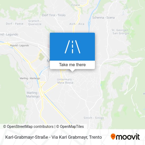 Karl-Grabmayr-Straße - Via Karl Grabmayr map