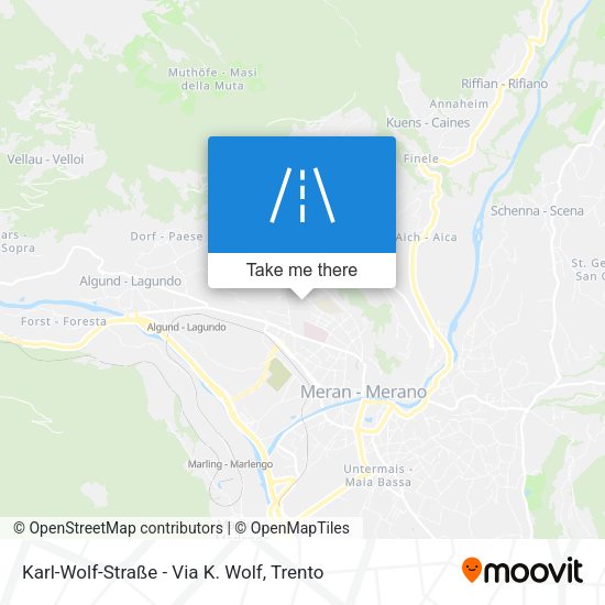 Karl-Wolf-Straße - Via K. Wolf map