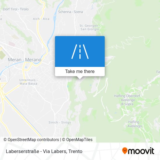 Laberserstraße - Via Labers map
