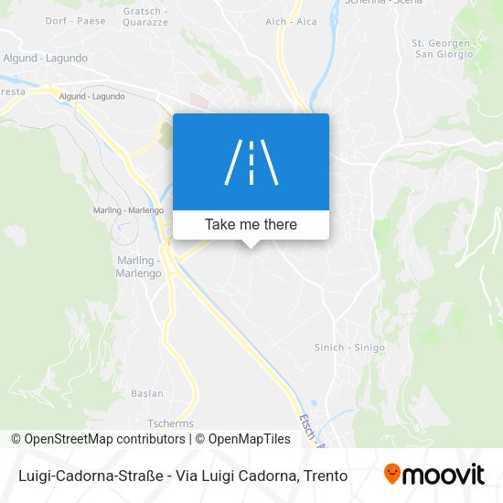 Luigi-Cadorna-Straße - Via Luigi Cadorna map