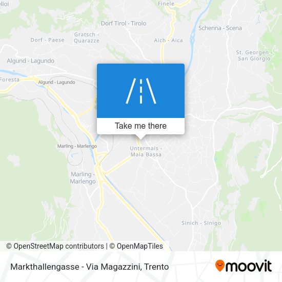 Markthallengasse - Via Magazzini map