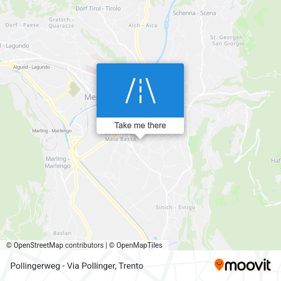 Pollingerweg - Via Pollinger map