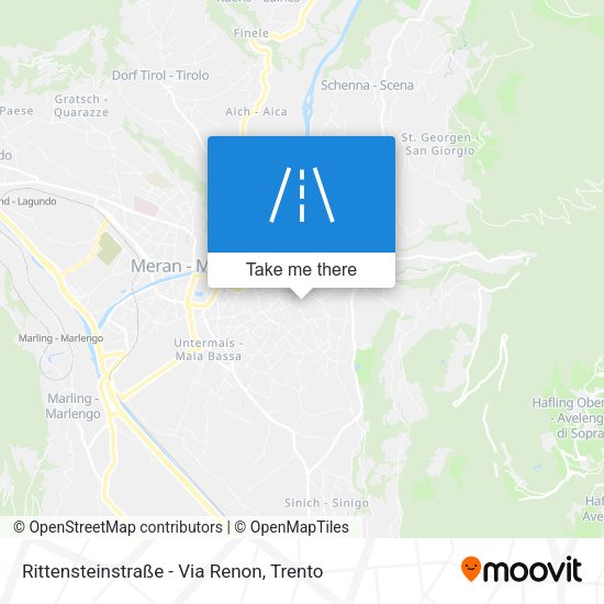 Rittensteinstraße - Via Renon map
