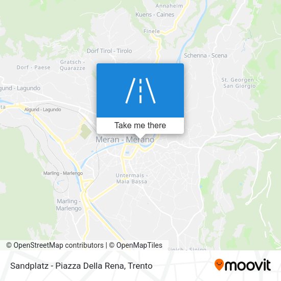 Sandplatz - Piazza Della Rena map