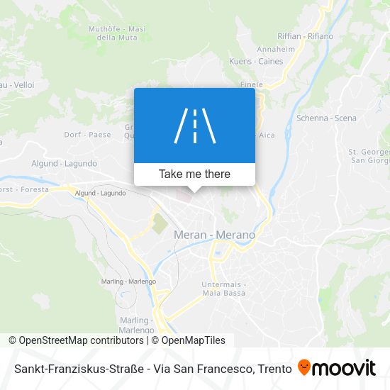 Sankt-Franziskus-Straße - Via San Francesco map