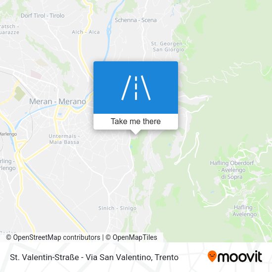 St. Valentin-Straße - Via San Valentino map