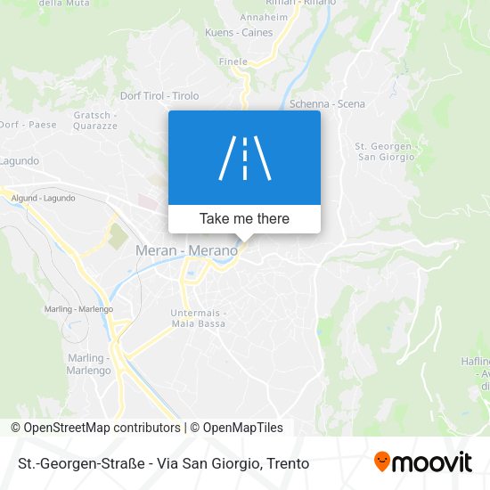 St.-Georgen-Straße - Via San Giorgio map