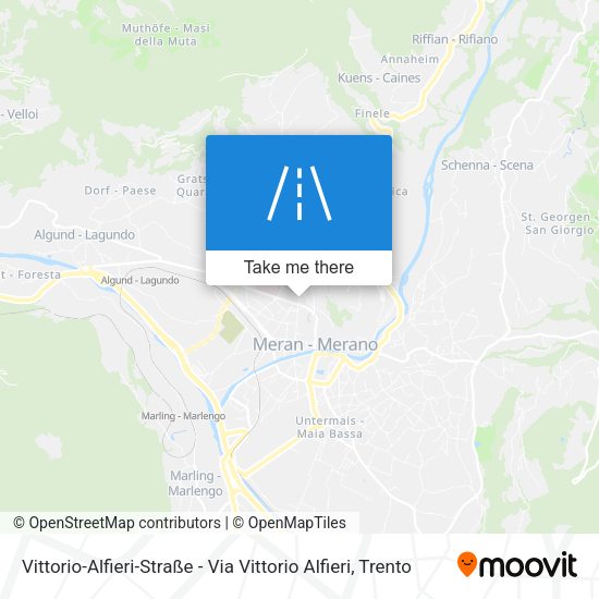 Vittorio-Alfieri-Straße - Via Vittorio Alfieri map