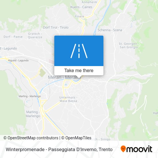 Winterpromenade - Passeggiata D'Inverno map