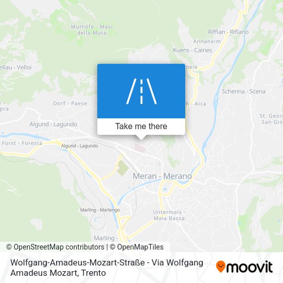Wolfgang-Amadeus-Mozart-Straße - Via Wolfgang Amadeus Mozart map