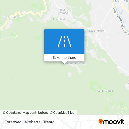 Forstweg Jakobertal map