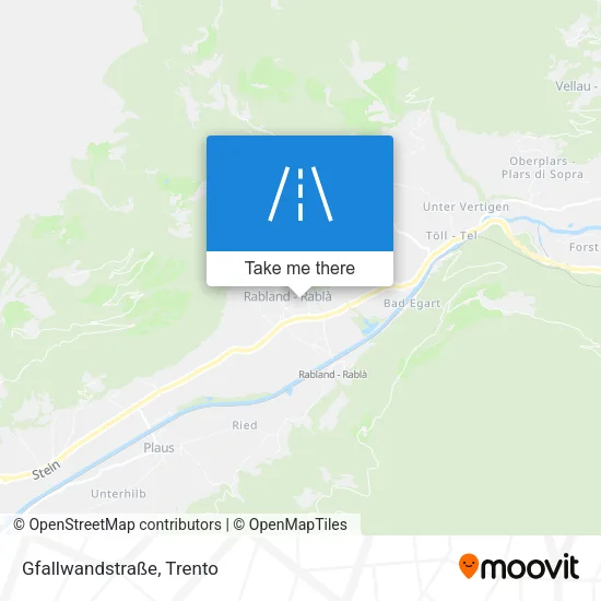 Gfallwandstraße map