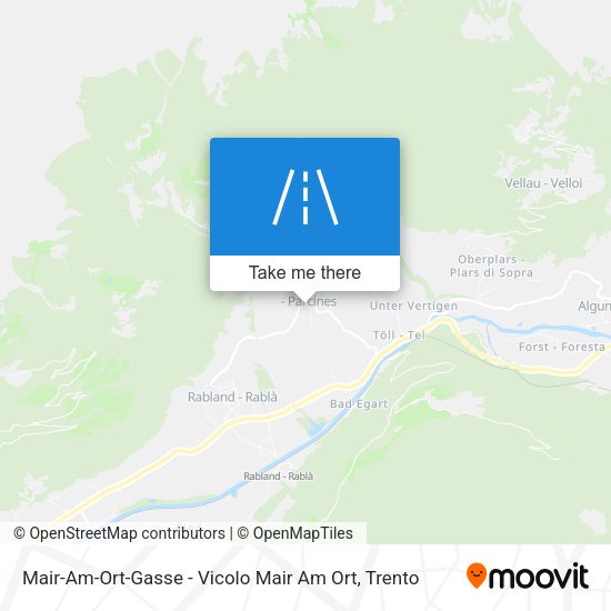 Mair-Am-Ort-Gasse - Vicolo Mair Am Ort map