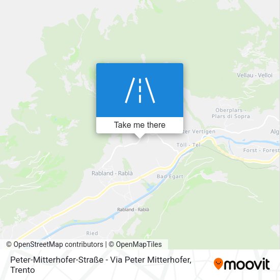 Peter-Mitterhofer-Straße - Via Peter Mitterhofer map