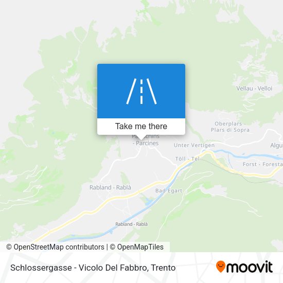 Schlossergasse - Vicolo Del Fabbro map