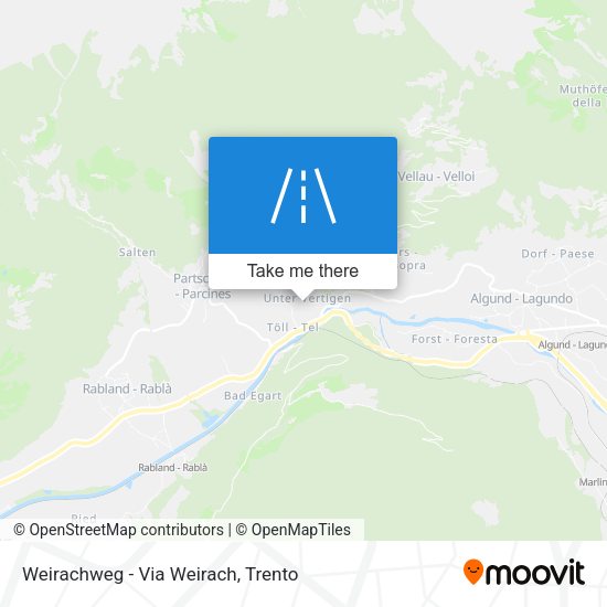 Weirachweg - Via Weirach map