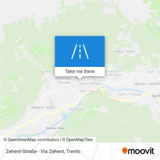 Zehent-Straße - Via Zehent map