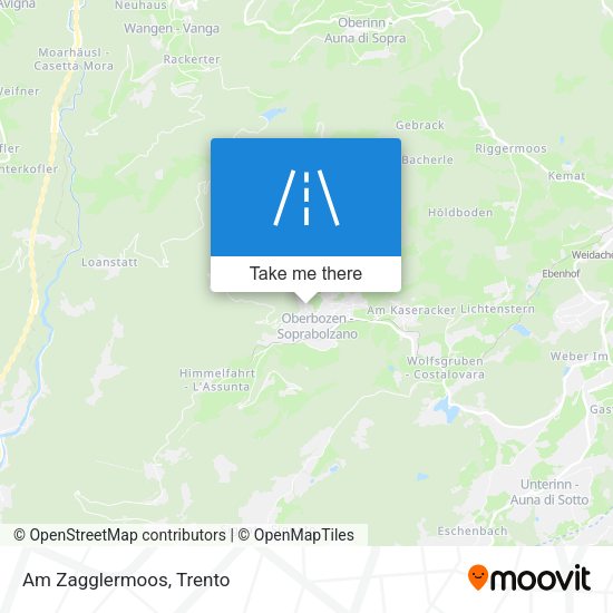 Am Zagglermoos map