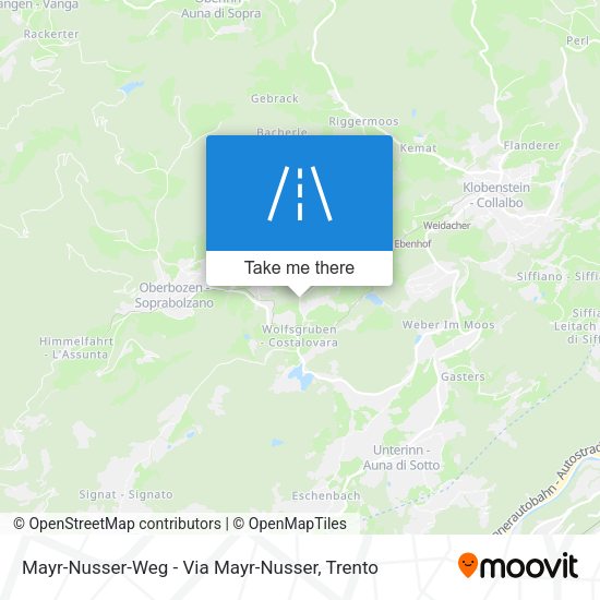 Mayr-Nusser-Weg - Via Mayr-Nusser map