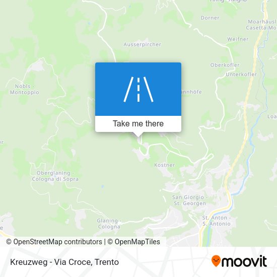 Kreuzweg - Via Croce map