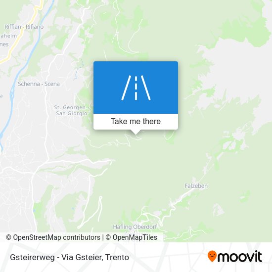 Gsteirerweg - Via Gsteier map