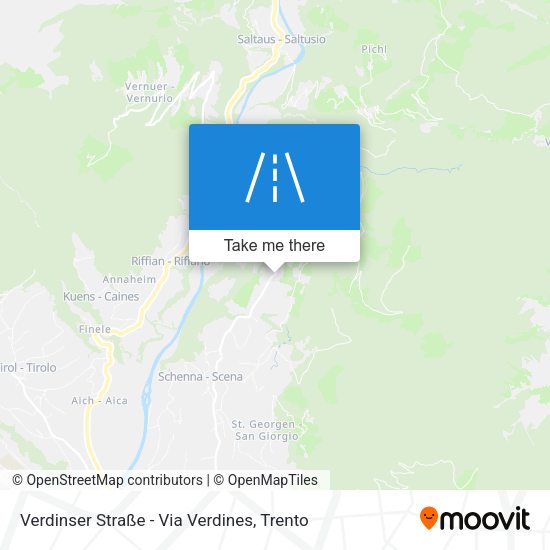 Verdinser Straße - Via Verdines map